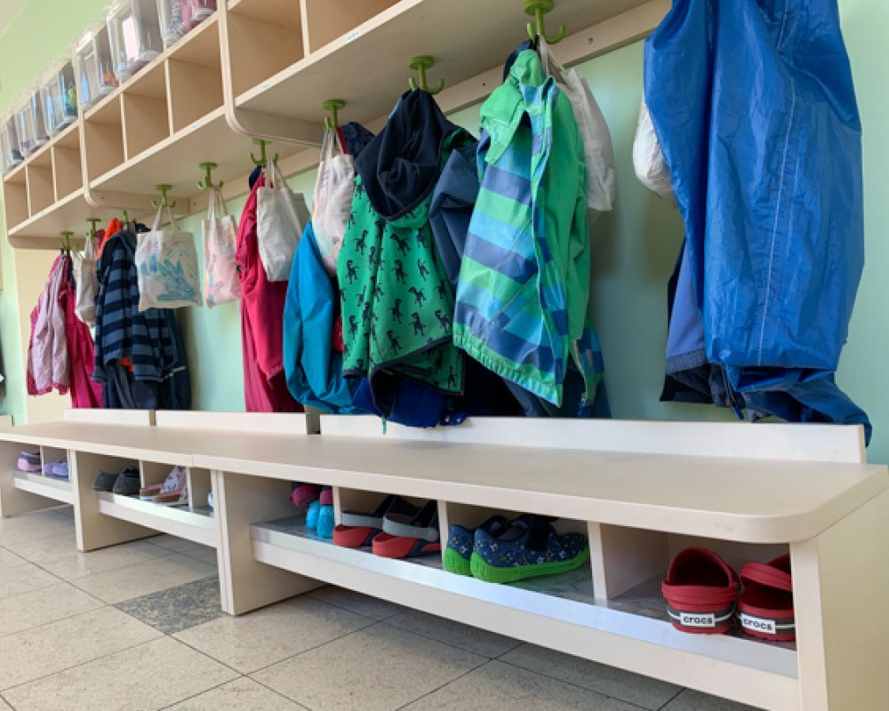 Eingangsbereich Kita | das Holzatelier